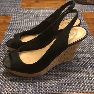 Charles by Charles David Leandra black wedge